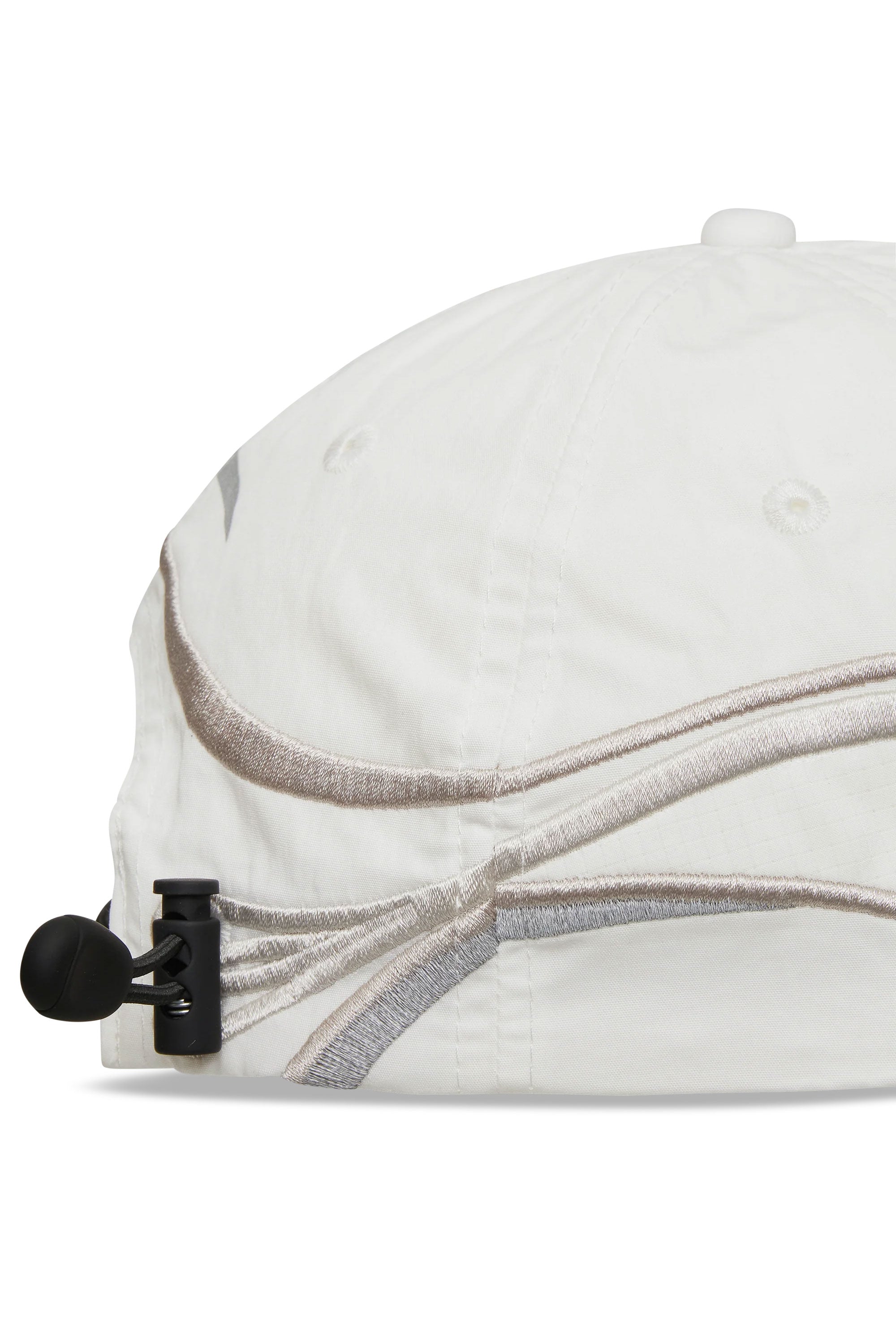 The Pursuit 6 Panel Cap Off White available online with global shipping, and in PAM Stores Melbourne and Sydney.