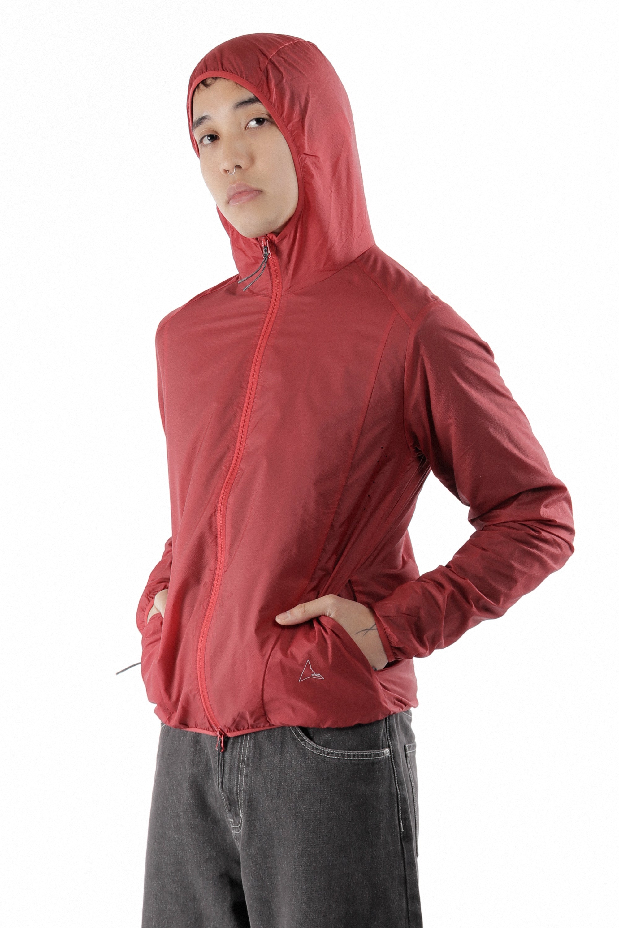 The Hue Packable Wind Jacket Dark Red available online with global shipping, and in PAM Stores Melbourne and Sydney.