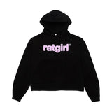 The Ratgirl Crop Hoodie Black - Ratgirl available online with global shipping, and in PAM Stores Melbourne and Sydney.