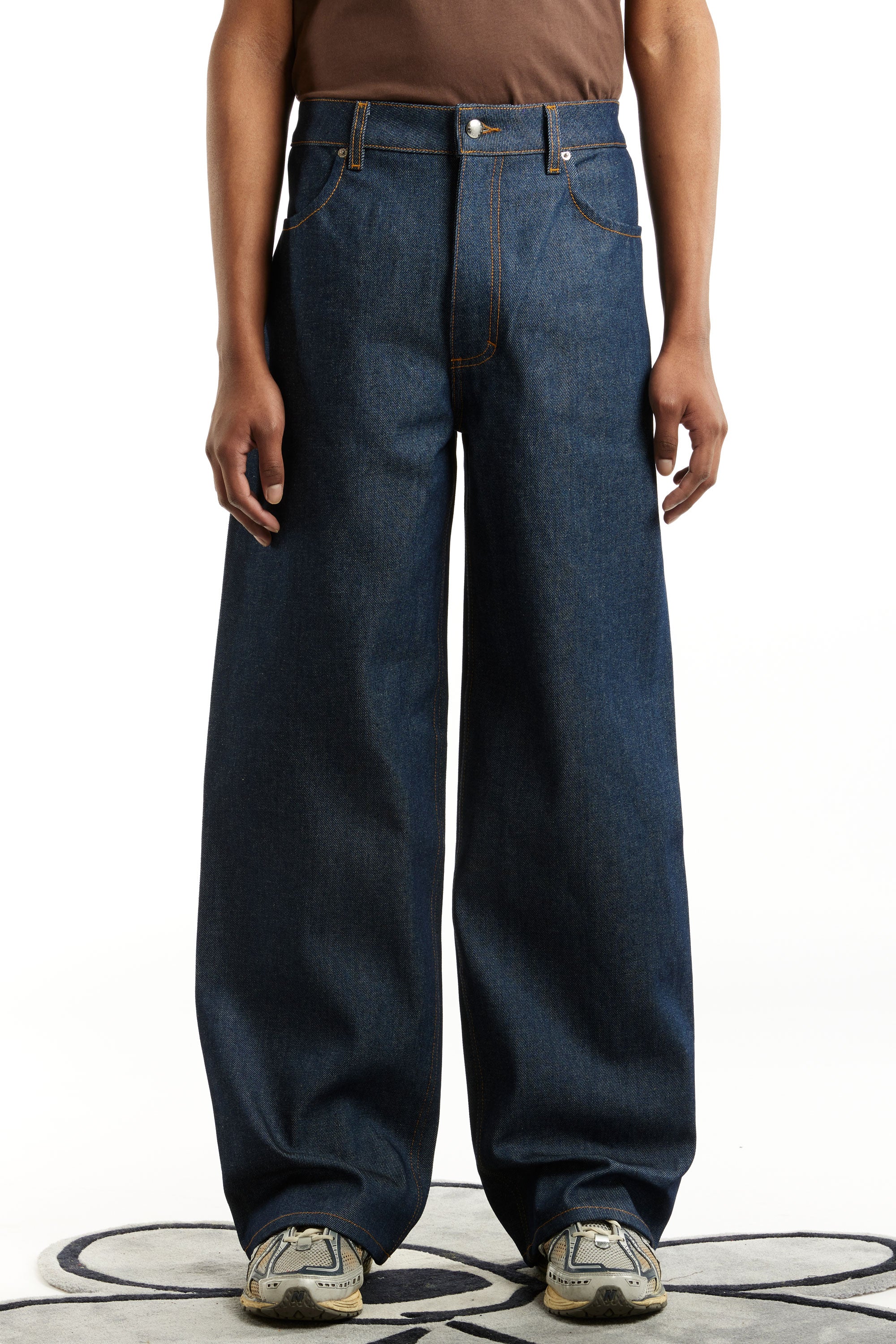 The ECKHAUS LATTA - WIDE LEG JEAN RAW  available online with global shipping, and in PAM Stores Melbourne and Sydney.