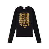 Ratgirl Stars Long Sleeve Tee Black