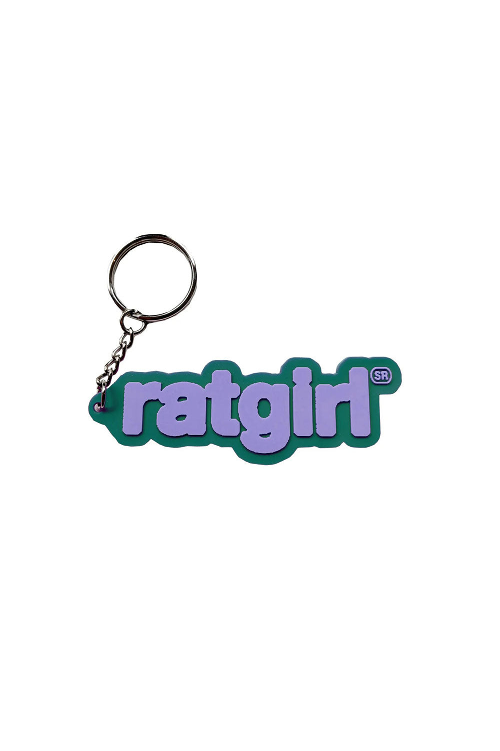 The Ratgirl Rubber PVC Keychain Green / Pink available online with global shipping, and in PAM Stores Melbourne and Sydney.