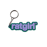 The Ratgirl Rubber PVC Keychain Green / Pink available online with global shipping, and in PAM Stores Melbourne and Sydney.