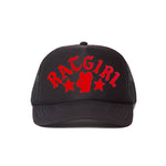 The B-Girl Trucker Hat Black available online with global shipping, and in PAM Stores Melbourne and Sydney.