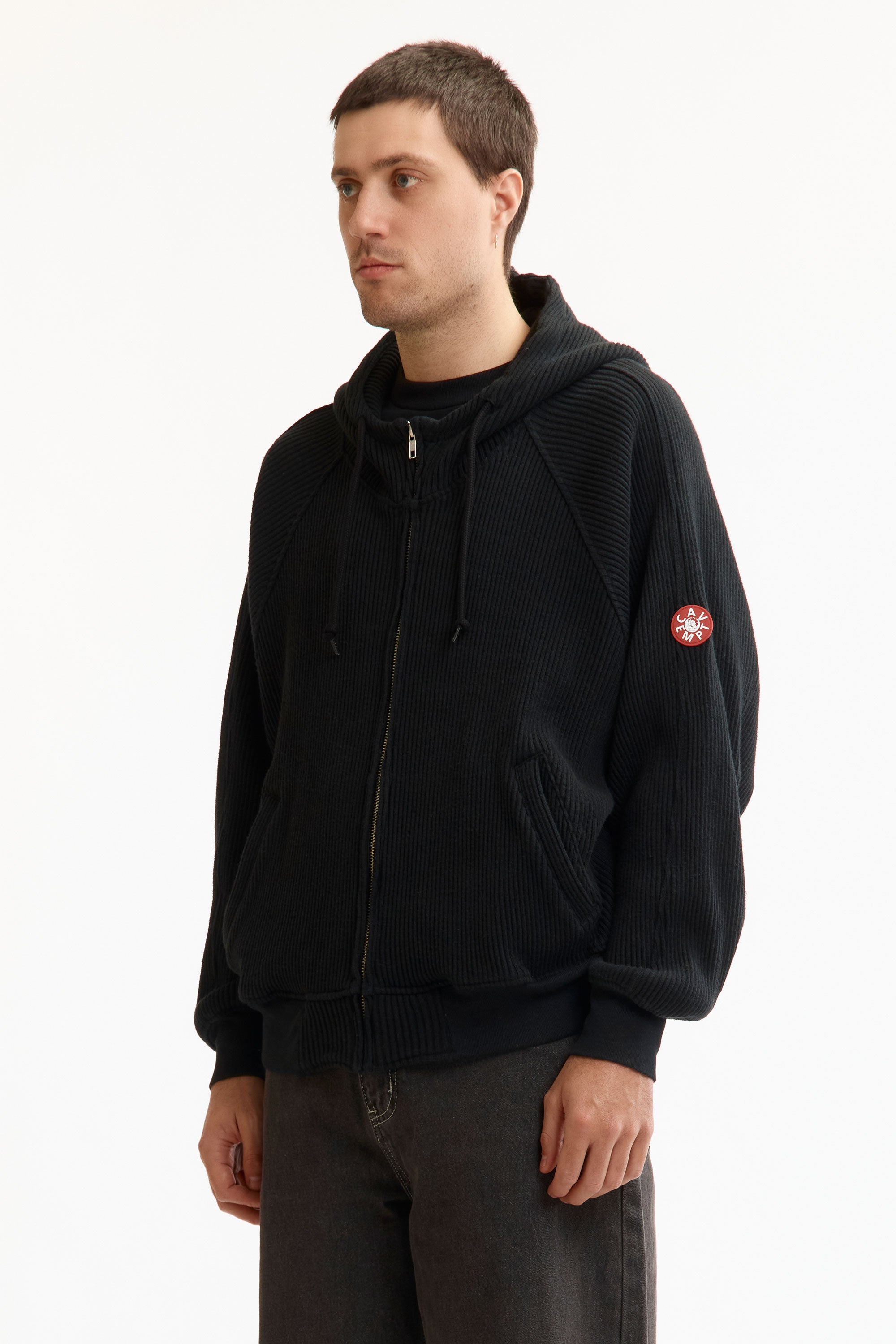 The WIDE RIB BIG HEAVY ZIP HOODY available online with global shipping, and in PAM Stores Melbourne and Sydney.