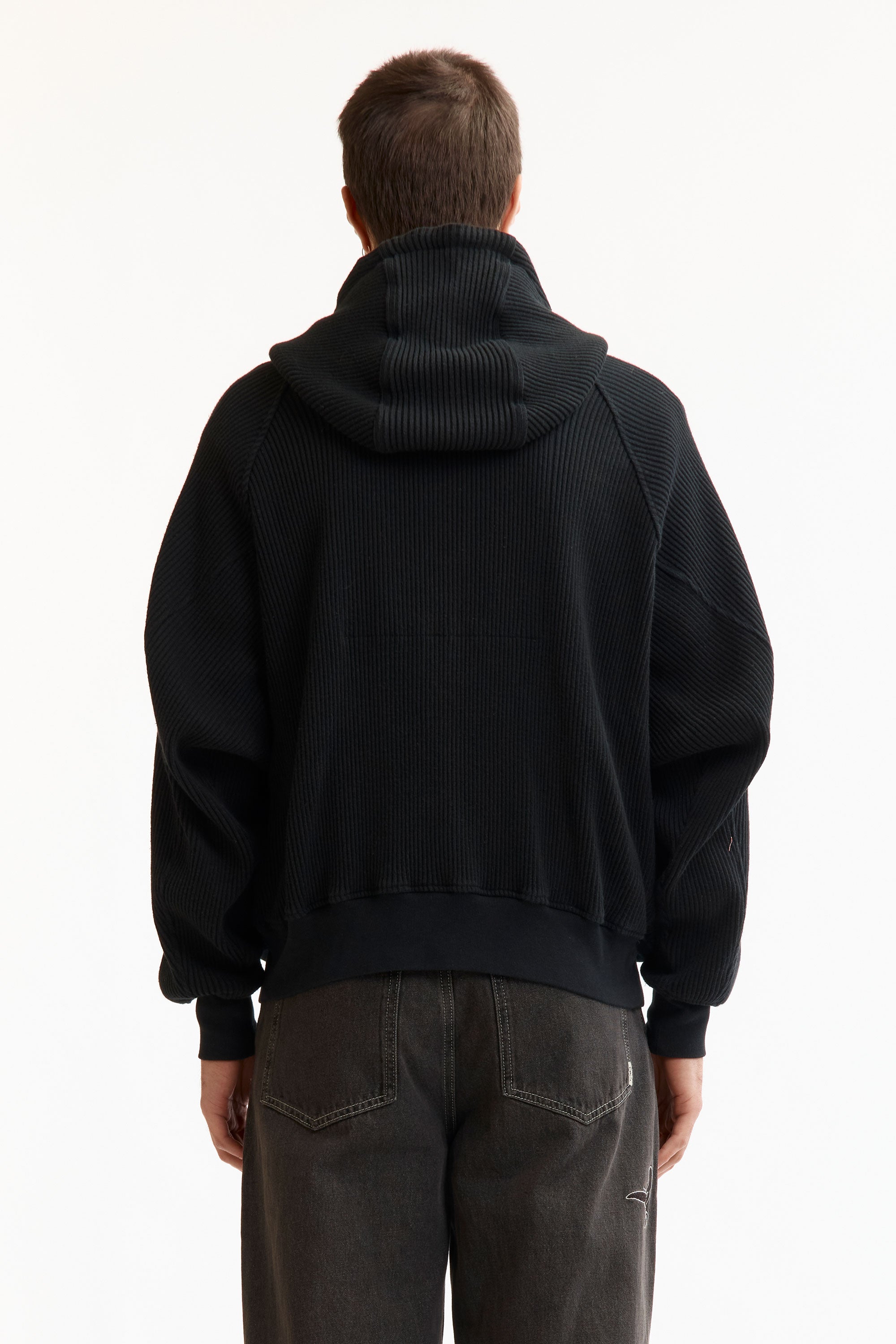 The WIDE RIB BIG HEAVY ZIP HOODY available online with global shipping, and in PAM Stores Melbourne and Sydney.