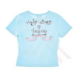 The HEAVEN - SANDY LIANG RIBBON BABY TEE  available online with global shipping, and in PAM Stores Melbourne and Sydney.