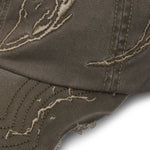 The Ryli Embriodered 6 Panel Cap Sage Green available online with global shipping, and in PAM Stores Melbourne and Sydney.