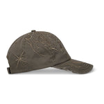 The Ryli Embriodered 6 Panel Cap Sage Green available online with global shipping, and in PAM Stores Melbourne and Sydney.