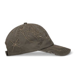 The Ryli Embriodered 6 Panel Cap Sage Green available online with global shipping, and in PAM Stores Melbourne and Sydney.