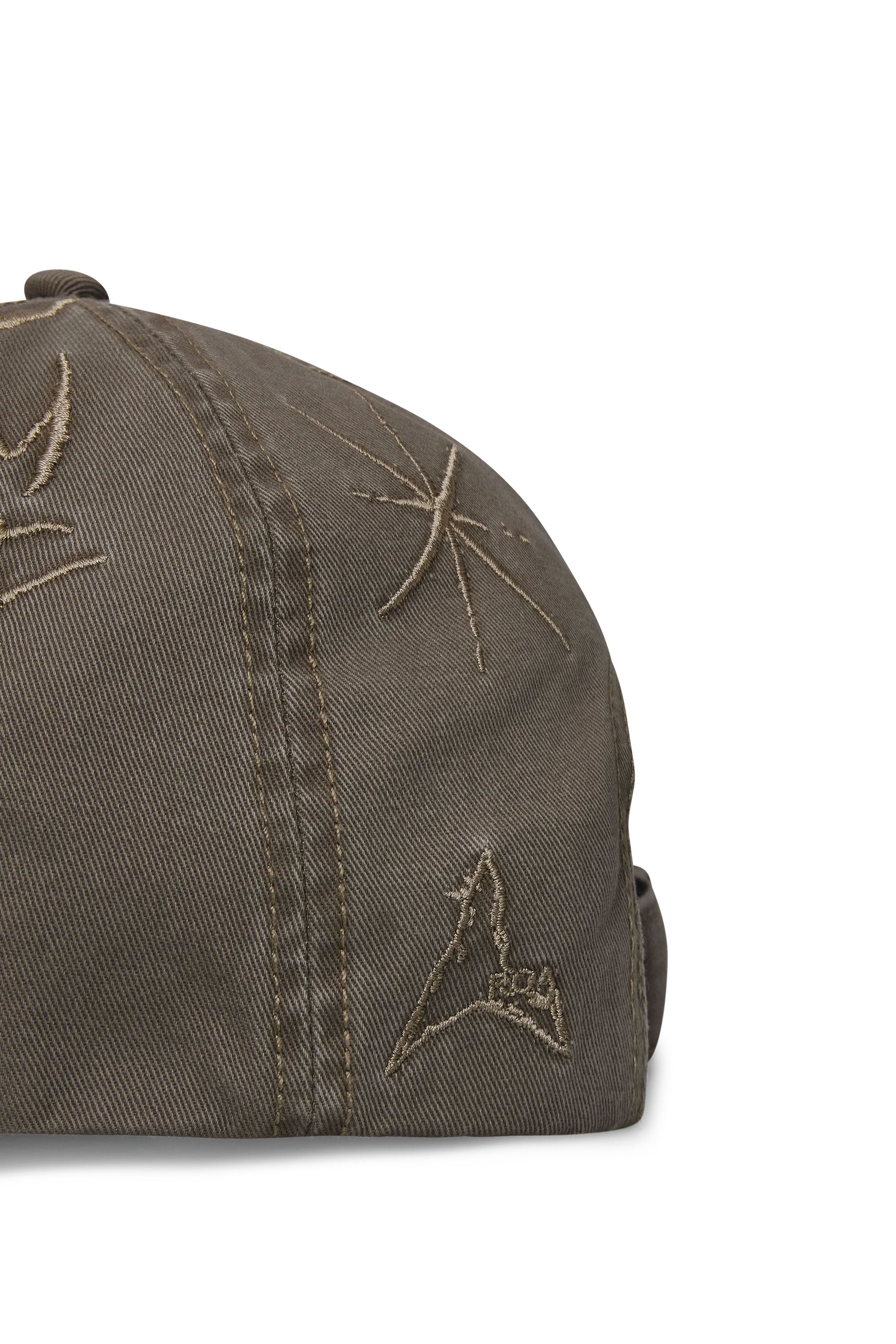 The Ryli Embriodered 6 Panel Cap Sage Green available online with global shipping, and in PAM Stores Melbourne and Sydney.