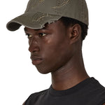 The Ryli Embriodered 6 Panel Cap Sage Green available online with global shipping, and in PAM Stores Melbourne and Sydney.
