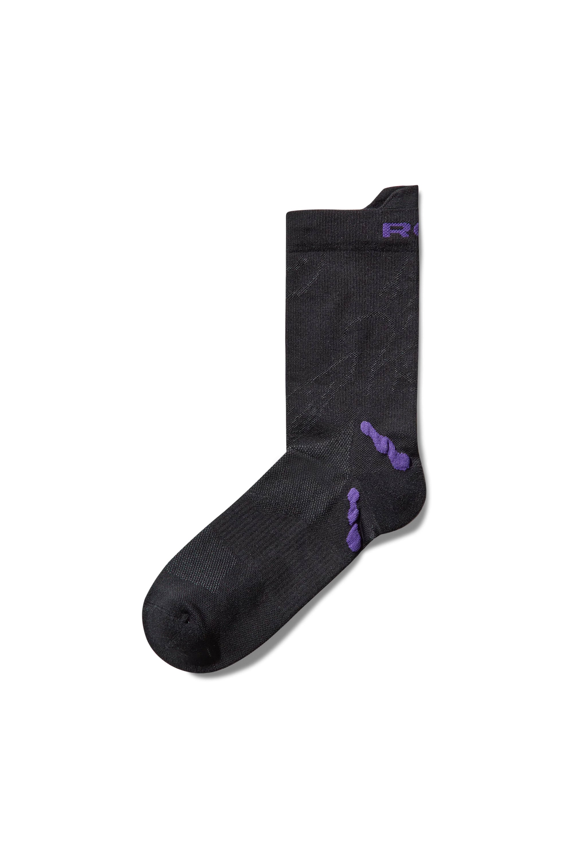 The SS26 Ryli Q-Skin® Technical Crew Socks Black available online with global shipping, and in PAM Stores Melbourne and Sydney.