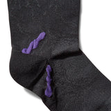 The SS26 Ryli Q-Skin® Technical Crew Socks Black available online with global shipping, and in PAM Stores Melbourne and Sydney.