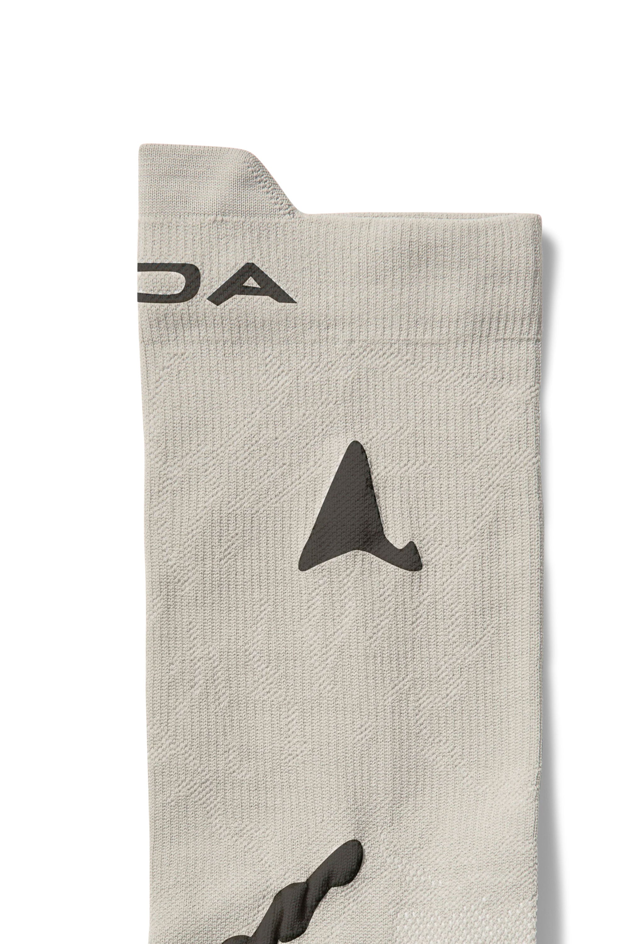 The SS26 Ryli Q-Skin® Technical Crew Socks Sage Green available online with global shipping, and in PAM Stores Melbourne and Sydney.