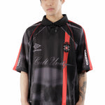 The 01 03 Polo Black Red available online with global shipping, and in PAM Stores Melbourne and Sydney.