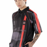 The 01 03 Polo Black Red available online with global shipping, and in PAM Stores Melbourne and Sydney.