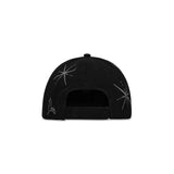 The Ryli Embriodered 6 Panel Cap Washed Black available online with global shipping, and in PAM Stores Melbourne and Sydney.