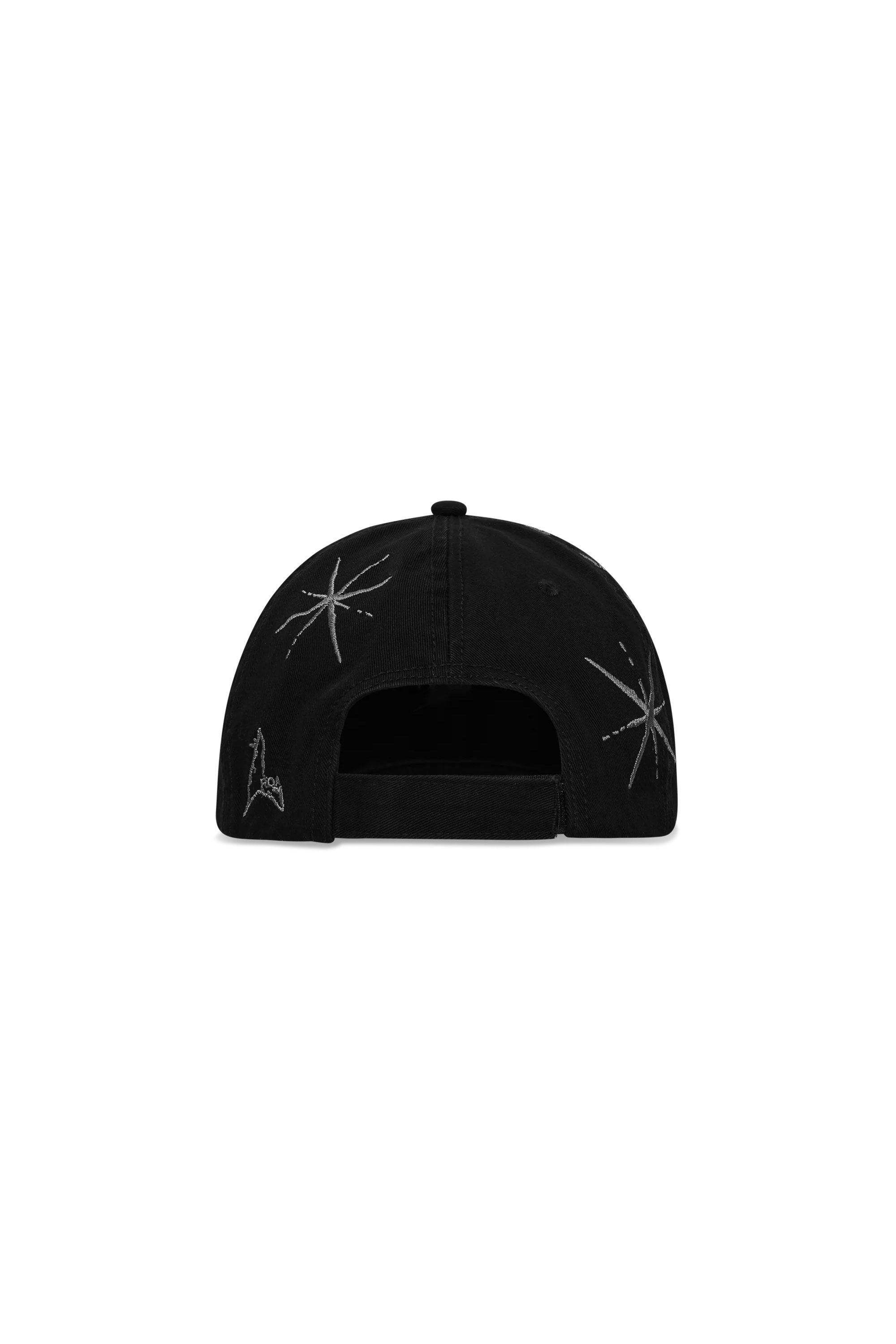 The Ryli Embriodered 6 Panel Cap Washed Black available online with global shipping, and in PAM Stores Melbourne and Sydney.