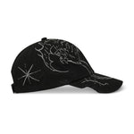 The Ryli Embriodered 6 Panel Cap Washed Black available online with global shipping, and in PAM Stores Melbourne and Sydney.