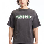 The SAINT SS TEE BLACK available online with global shipping, and in PAM Stores Melbourne and Sydney.