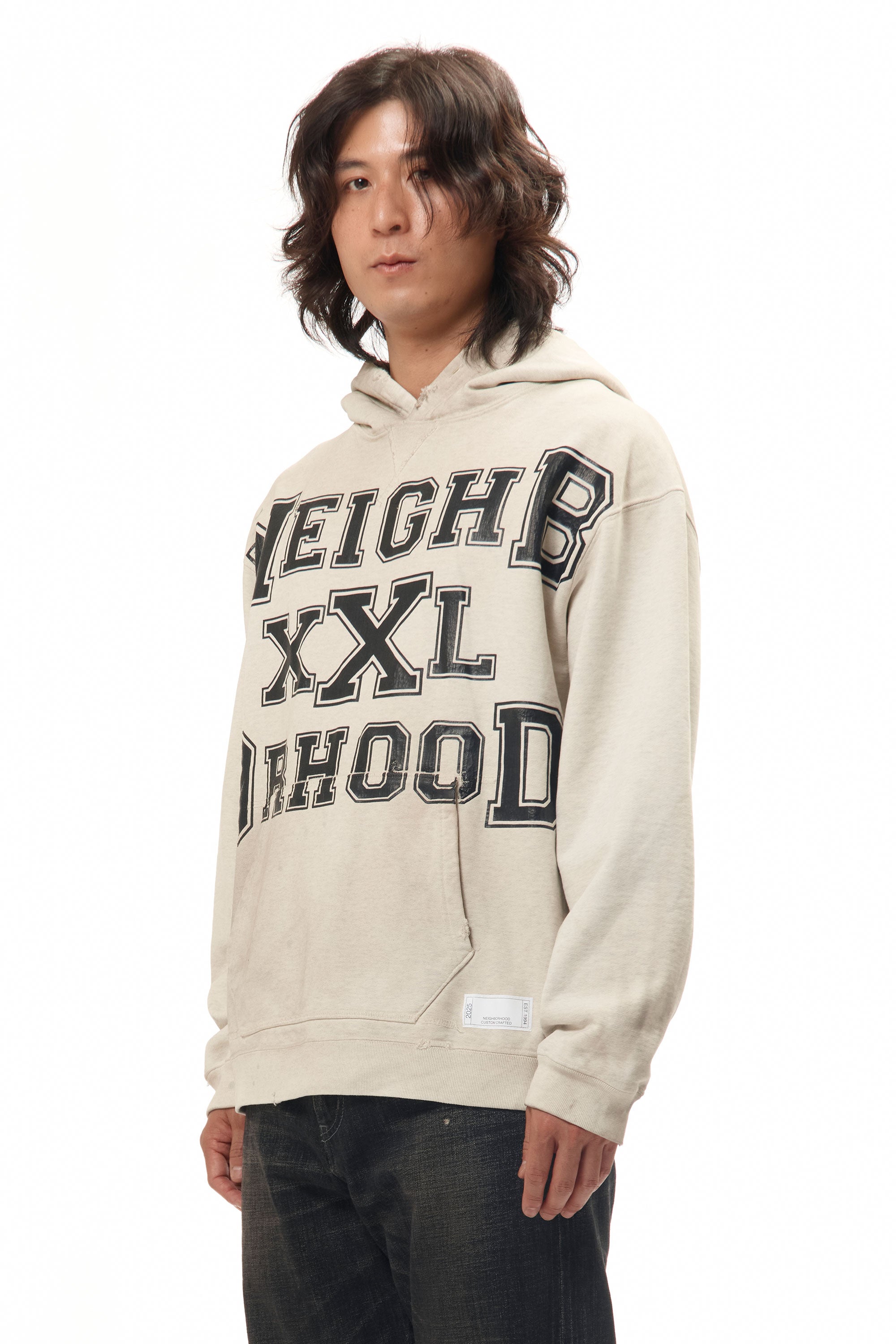 The SAVAGE SWEAT HOODIE LS OATMEAL available online with global shipping, and in PAM Stores Melbourne and Sydney.