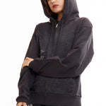 The SS26 Compact Masked Zip Hoodie Washed Black available online with global shipping, and in PAM Stores Melbourne and Sydney.