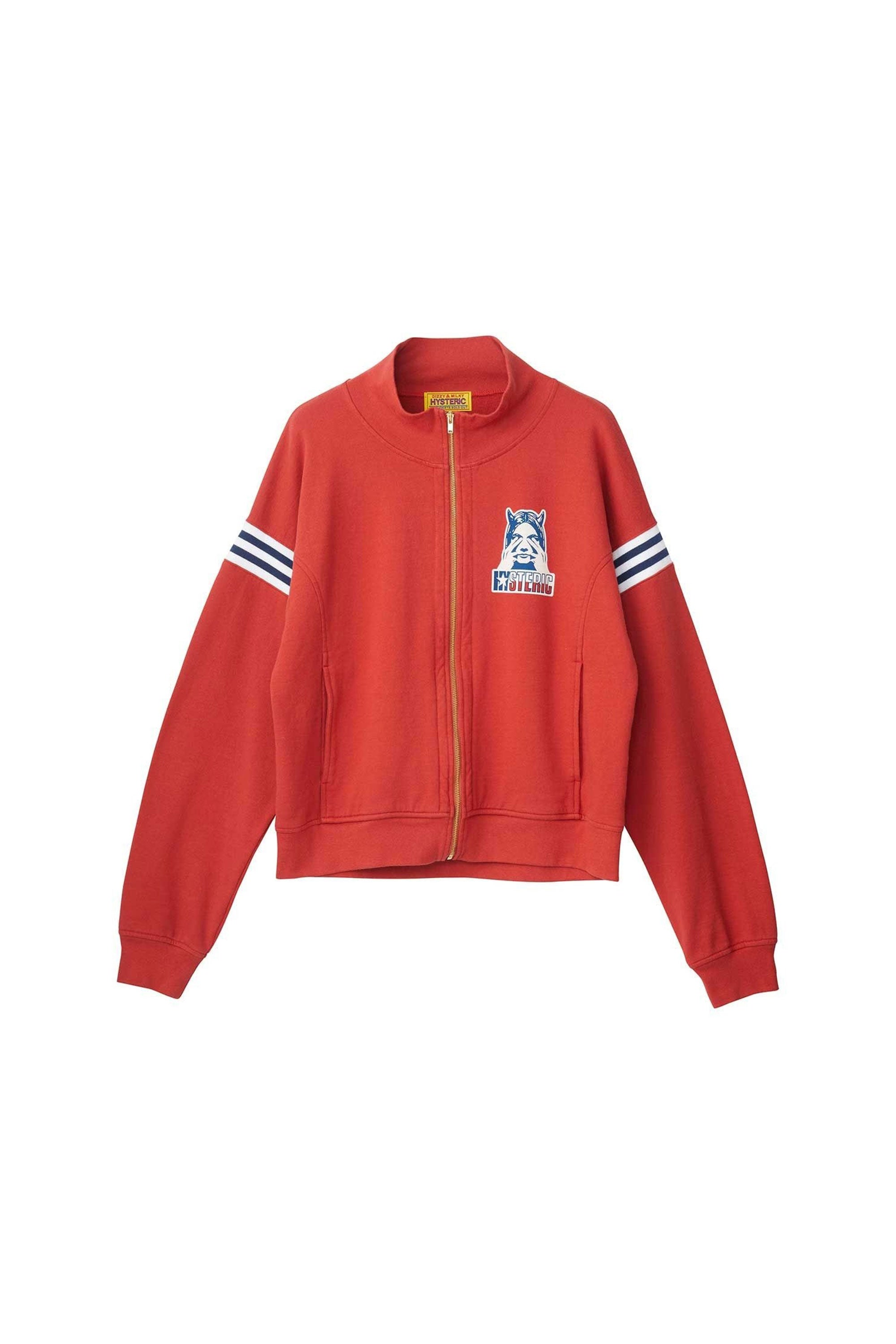 The SEE NO EVIL Jumper Red available online with global shipping, and in PAM Stores Melbourne and Sydney.