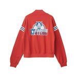 The SEE NO EVIL Jumper Red available online with global shipping, and in PAM Stores Melbourne and Sydney.