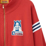 The SEE NO EVIL Jumper Red available online with global shipping, and in PAM Stores Melbourne and Sydney.