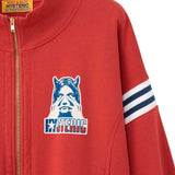 The SEE NO EVIL Jumper Red available online with global shipping, and in PAM Stores Melbourne and Sydney.