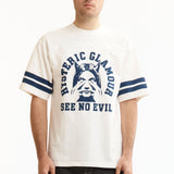 The SEE NO EVIL T SHIRT WHITE available online with global shipping, and in PAM Stores Melbourne and Sydney.