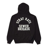 The Sewer Brigade Zip Hoodie Black - Ratgirl available online with global shipping, and in PAM Stores Melbourne and Sydney.