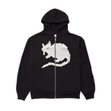The Sewer Brigade Zip Hoodie Black - Ratgirl available online with global shipping, and in PAM Stores Melbourne and Sydney.