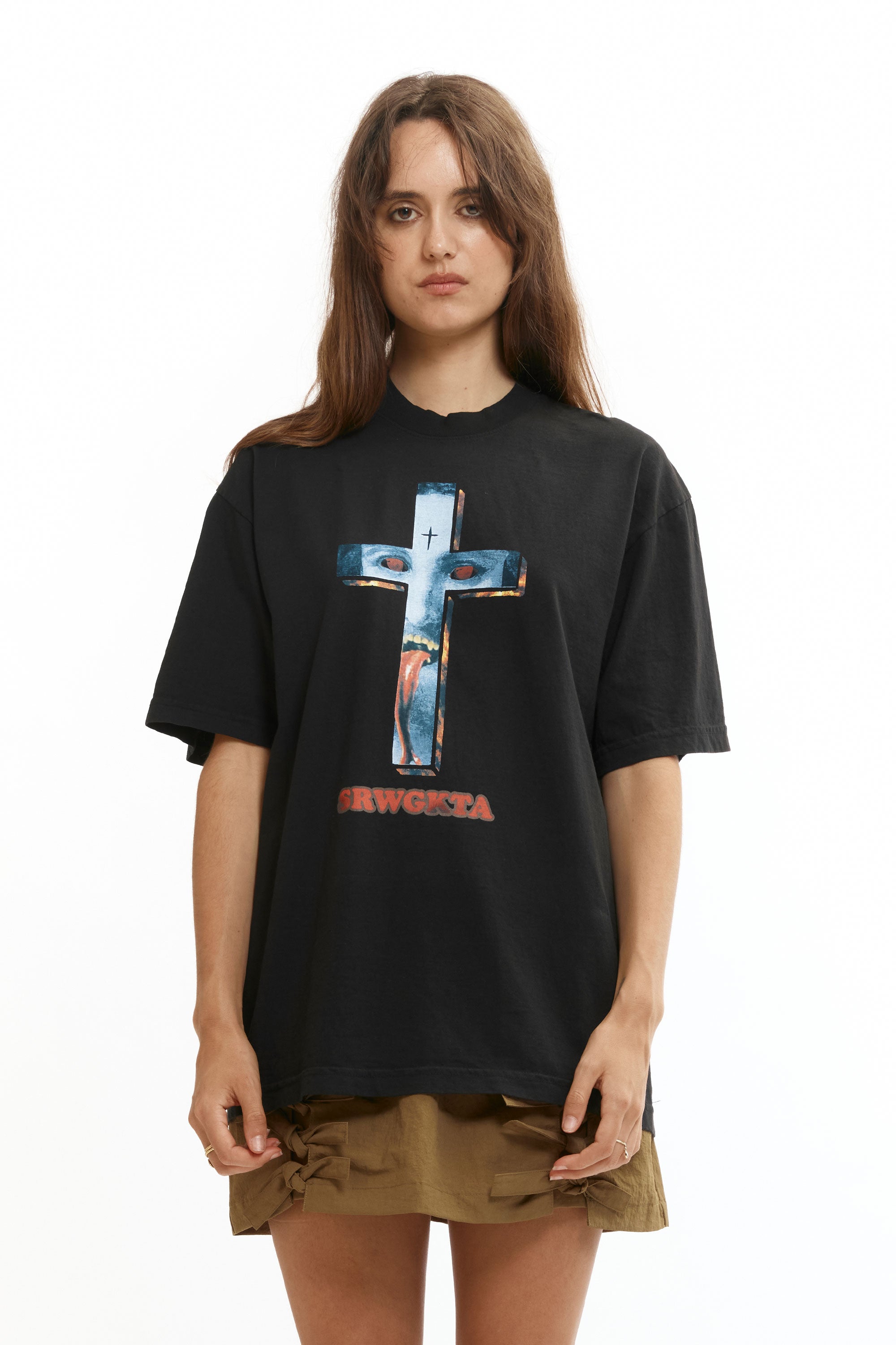 The SRWGKTA Tee Black available online with global shipping, and in PAM Stores Melbourne and Sydney.