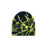 The Shattered Skull Cap Beanie Navy available online with global shipping, and in PAM Stores Melbourne and Sydney.