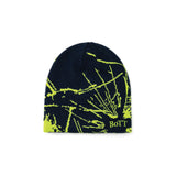 The Shattered Skull Cap Beanie Navy available online with global shipping, and in PAM Stores Melbourne and Sydney.
