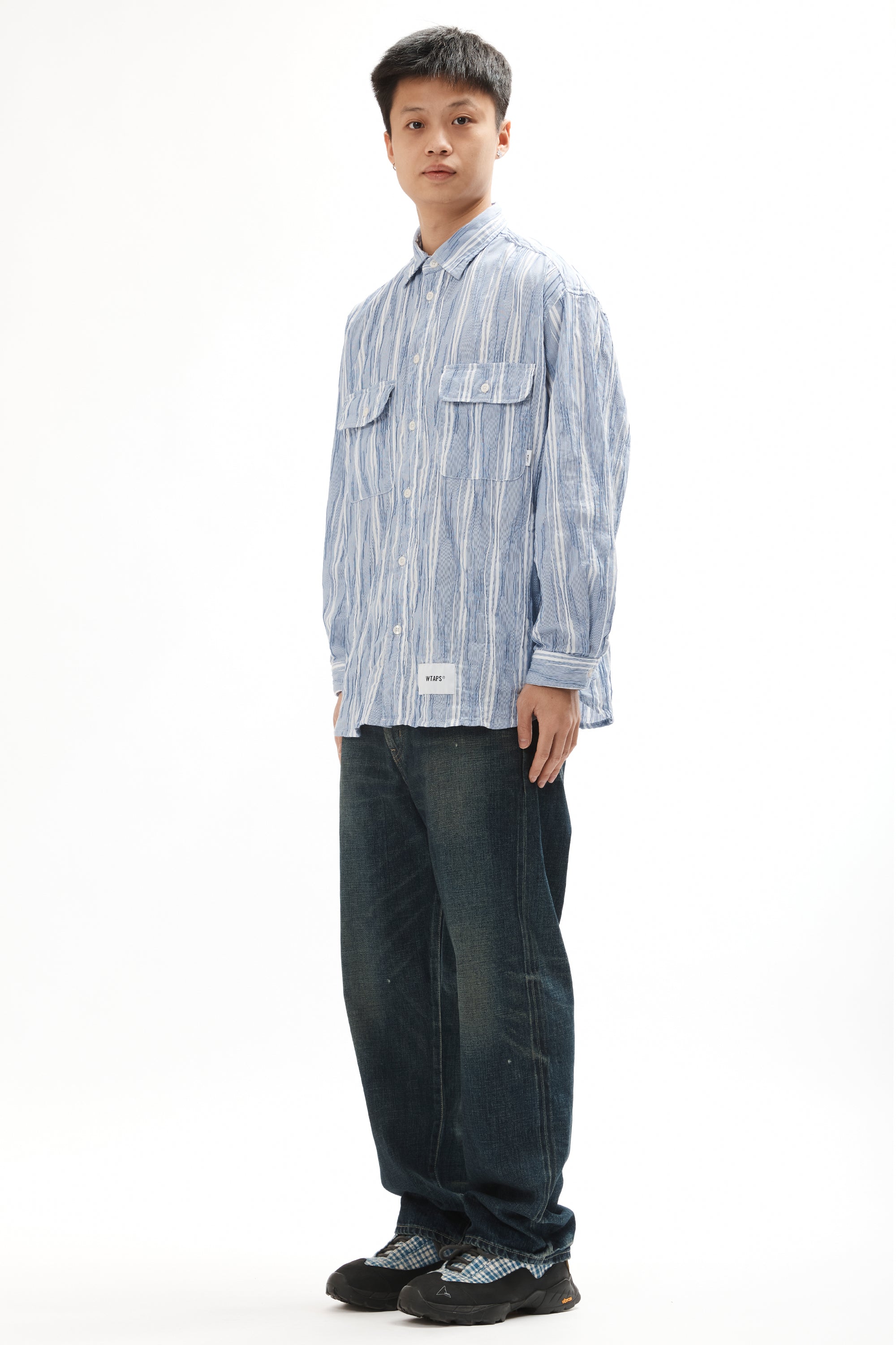 The WCPO 02 LS DOBBY SHIRT available online with global shipping, and in PAM Stores Melbourne and Sydney.