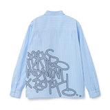 The PAM x BoTT STRIPE LS SHIRT - BLUE STRIPE available online with global shipping, and in PAM Stores Melbourne and Sydney.