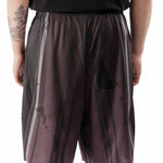 The Distressed Shorts Purple Black available online with global shipping, and in PAM Stores Melbourne and Sydney.