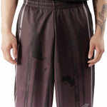 The Distressed Shorts Purple Black available online with global shipping, and in PAM Stores Melbourne and Sydney.