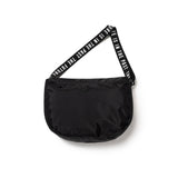The BUCKLE SHOULDER BAG BLACK available online with global shipping, and in PAM Stores Melbourne and Sydney.