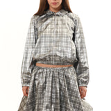 The MELO PUFF SKIRT GREY available online with global shipping, and in PAM Stores Melbourne and Sydney.