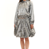 The MELO PUFF SKIRT GREY available online with global shipping, and in PAM Stores Melbourne and Sydney.