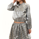 The MELO PUFF SKIRT GREY available online with global shipping, and in PAM Stores Melbourne and Sydney.