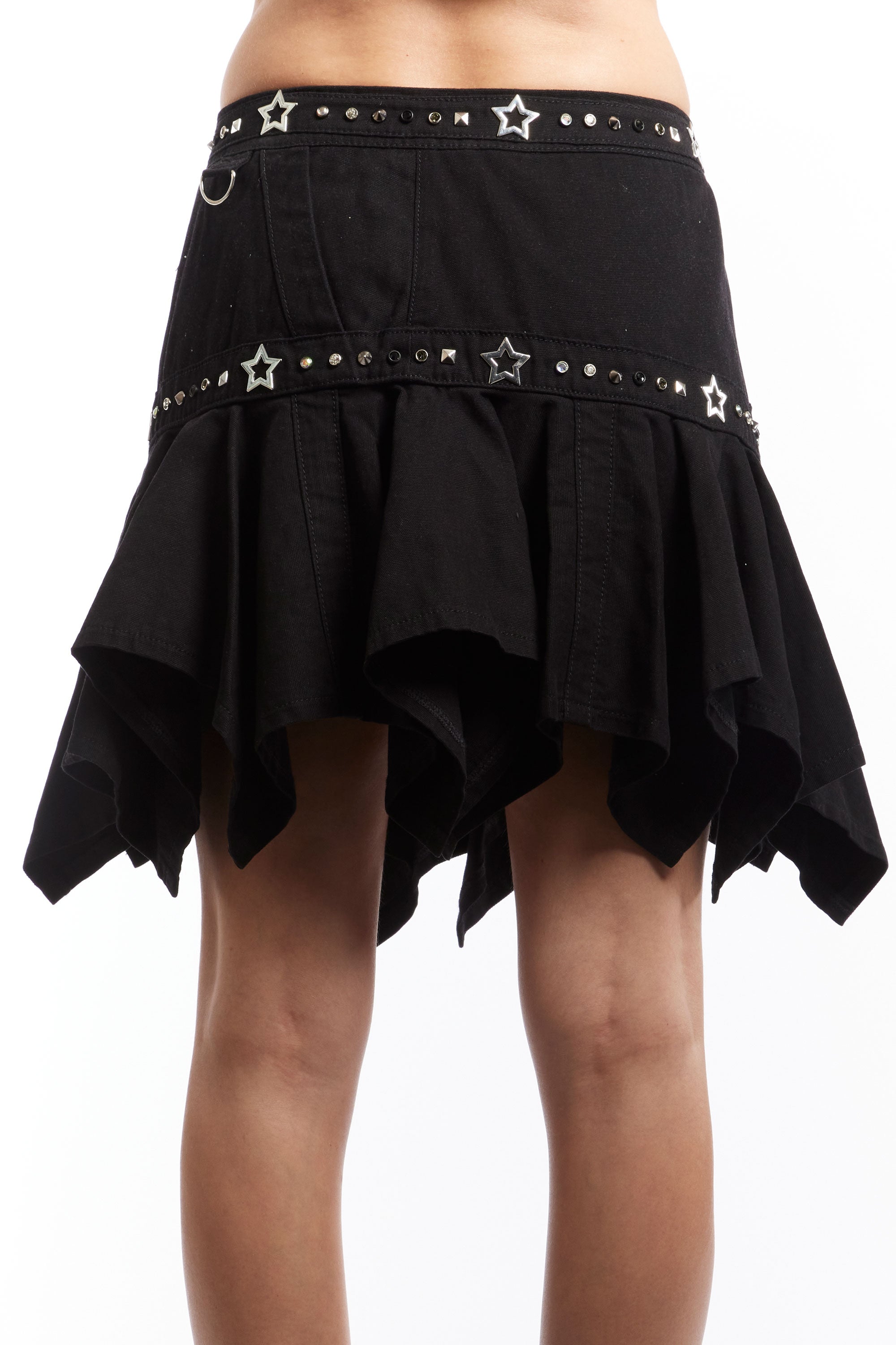 The HEAVEN X KIKO KOSTADINOV STUD SKIRT  available online with global shipping, and in PAM Stores Melbourne and Sydney.