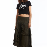 The PATHWAYS MAXI SKIRT (EXCLUSIVE)  available online with global shipping, and in PAM Stores Melbourne and Sydney.