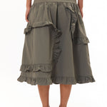 The Pathways Maxi Skirt Grey (Exclusive) available online with global shipping, and in PAM Stores Melbourne and Sydney.