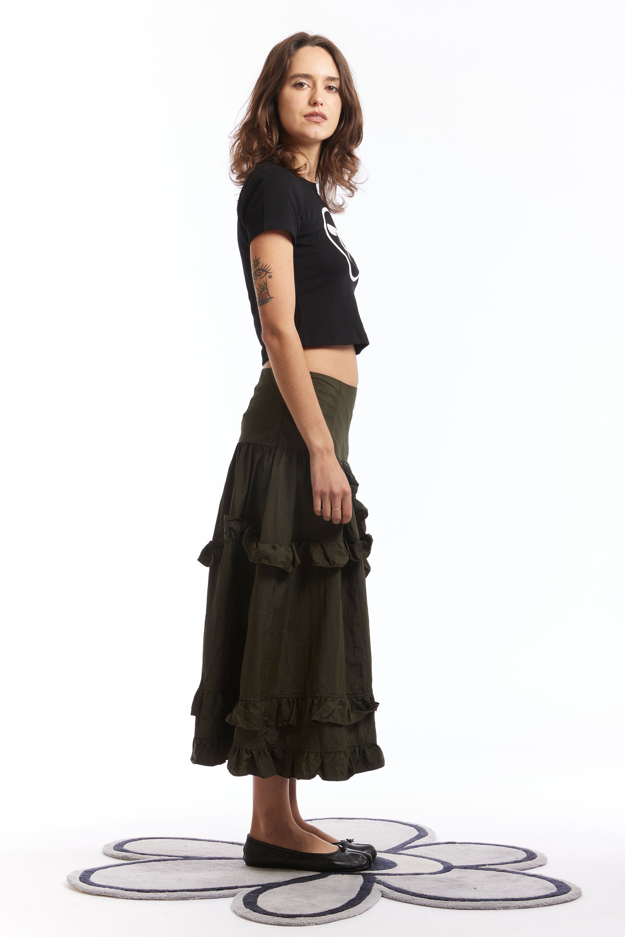 The PATHWAYS MAXI SKIRT (EXCLUSIVE)  available online with global shipping, and in PAM Stores Melbourne and Sydney.