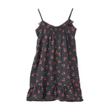 Skull Cherry Print Camisole Dress